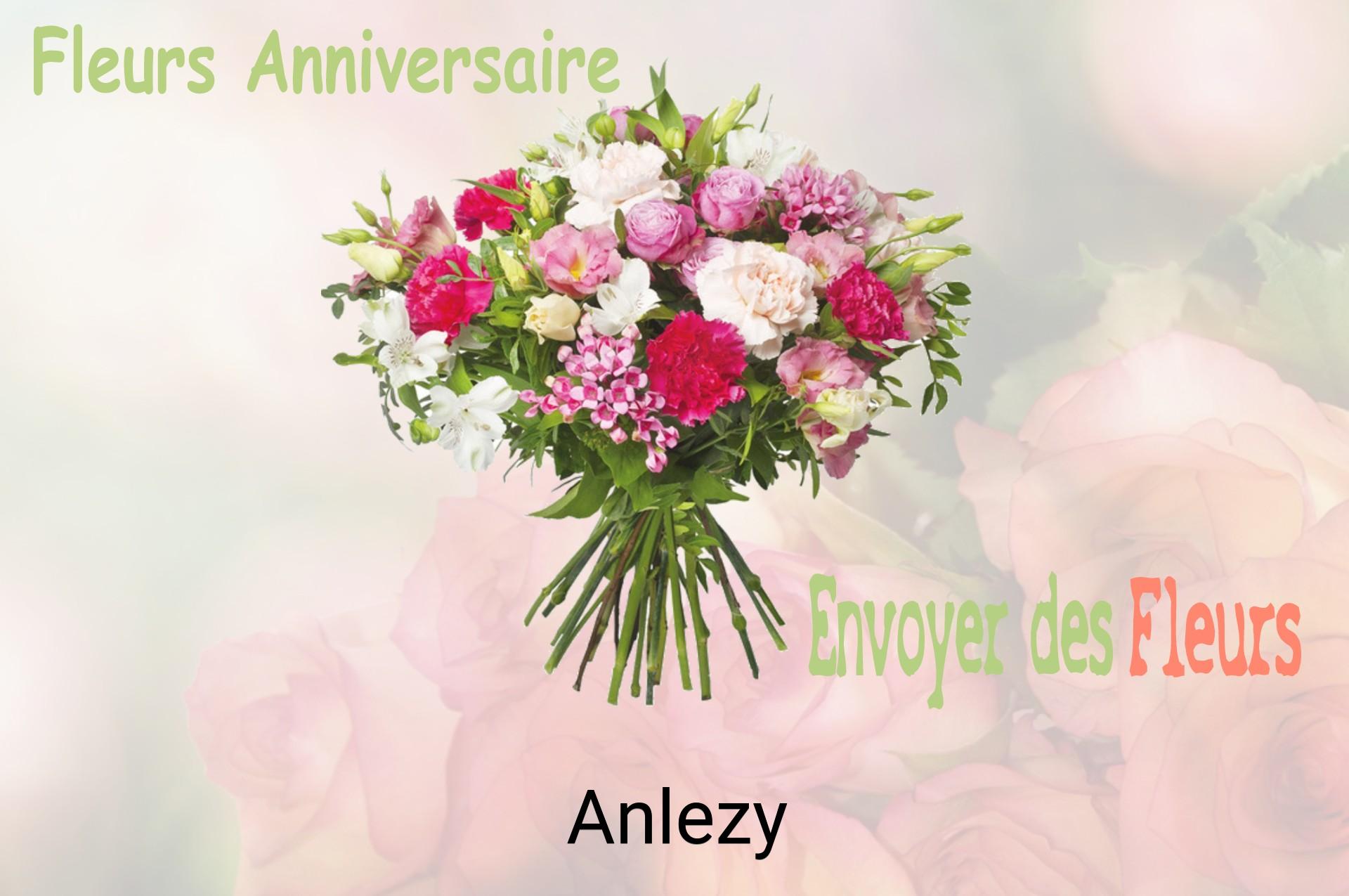 Bouquet de fleurs d’anniversaire livré à Anlezy