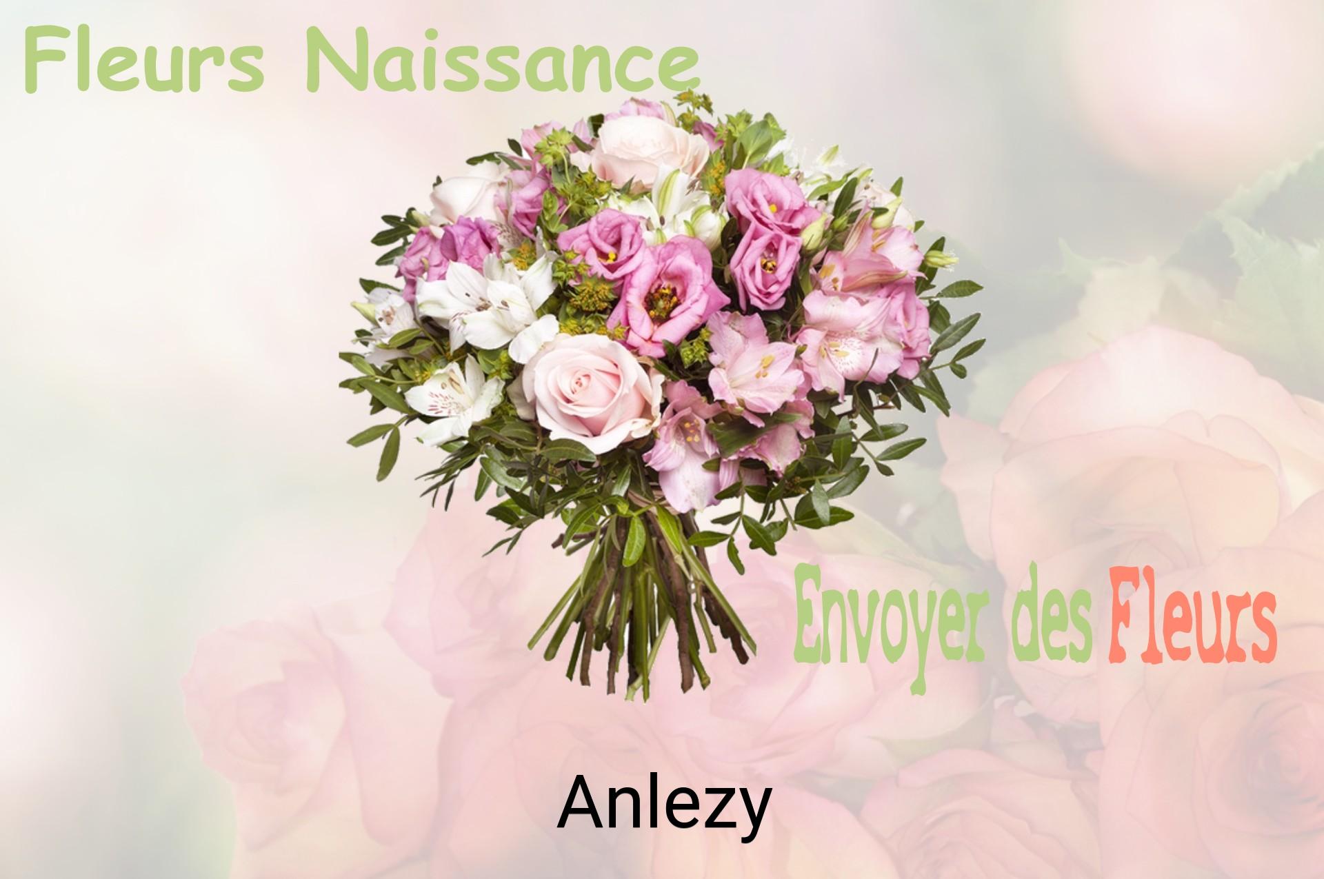 Bouquet de fleurs de naissance livré à Anlezy